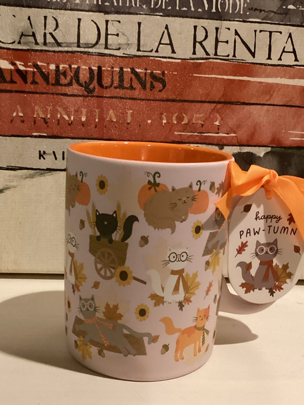Autumn Cats Ceramic Soft Touch Mug